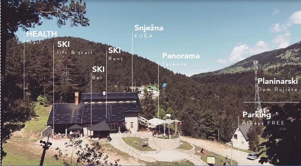 Hotel Snjezna Kuca - Nature Park Of Bosnia Herzegovina Padezina Exteriör bild